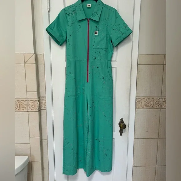 Lucy and Yak Ragan Jumpsuit boiler suit UK 8 US 4 - Picture 2 of 6